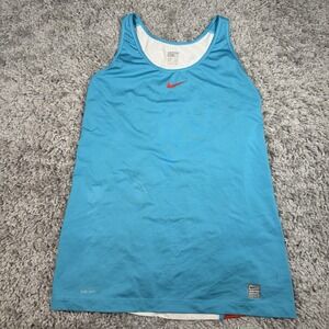 Nike Pro Dri-Fit Women's Activewear‎ Racerback Tank Size XL Blue Red